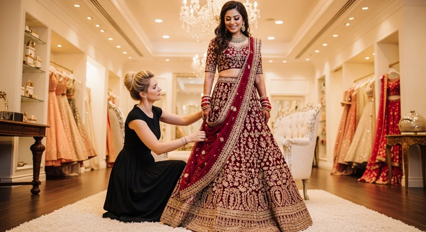 Best Bridal Lehenga Rental Store in Mohali