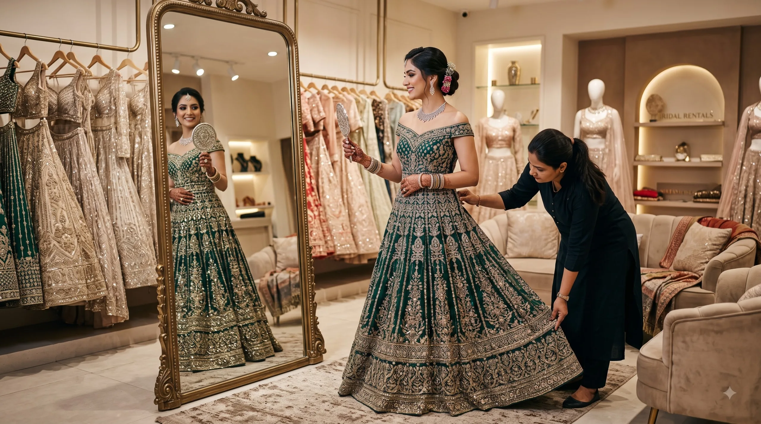 Reception Gowns on Rent in Chandigarh